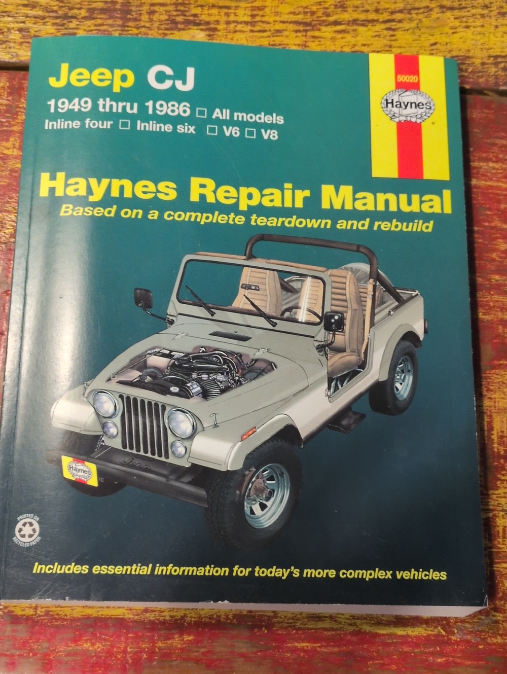 Haynes Repair Manual - Jeep CJ (1946 Thru 1986)